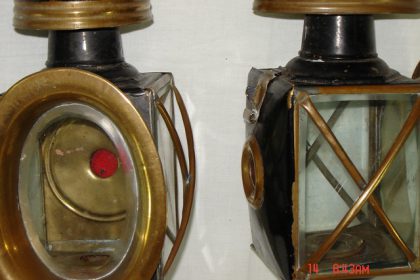 Ζευγάρι μπρούτζινων Φανών άμαξας Αγγλικής προέλευσης 45ΕΚ ΤΙΜΉ 200EURO