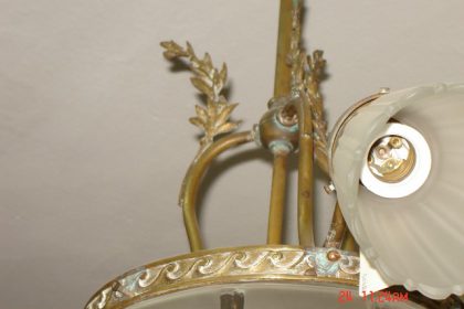 Γαλλικό  μπρούτζινο 4φωτο φωτιστικό