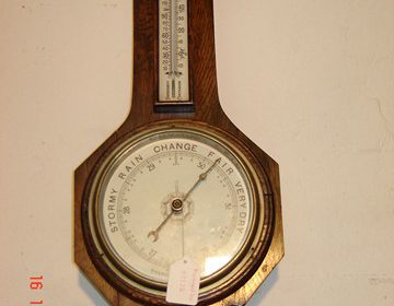 Αγγλικό Βαρόμετρο-Θερμόμετρο.TIMH 130 EURO 61εκ.
