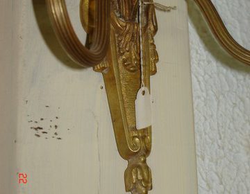 Παλιά Γαλλική μπρούτζινη απλίκα εποχής μονή circa 1900 ΤΙΜΗ:100 ΕΥΡΩ