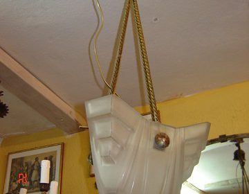 Γαλλικό art-deco μονόφωτο φωτιστικό.TIMH 250EURO